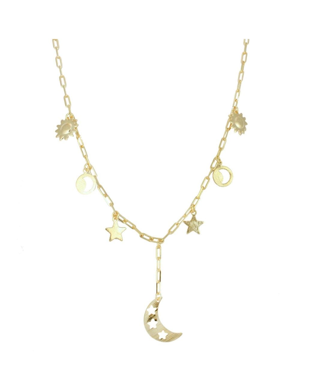 Marcia Moran Metallic Suki Celestial Necklace
