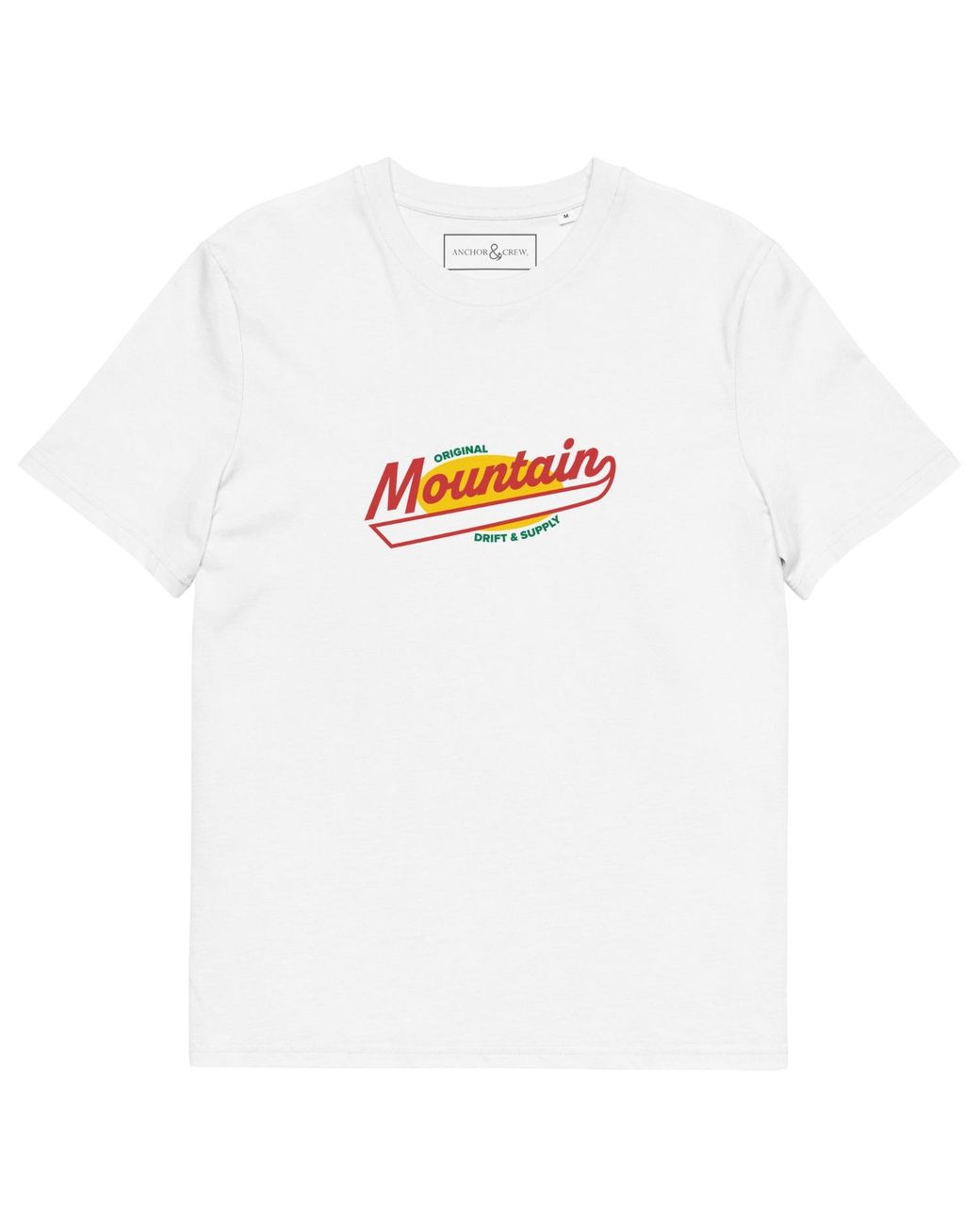 Anchor and Crew White Original Mountain Supply Organic Cotton T-Shirt