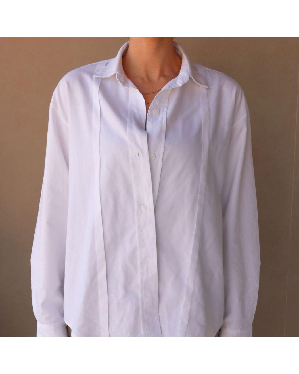 Mimhi Maison White Organic Cotton Leah Shirt –