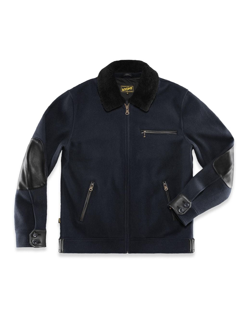 &SONS Trading Co Blue Boston Jacket for men