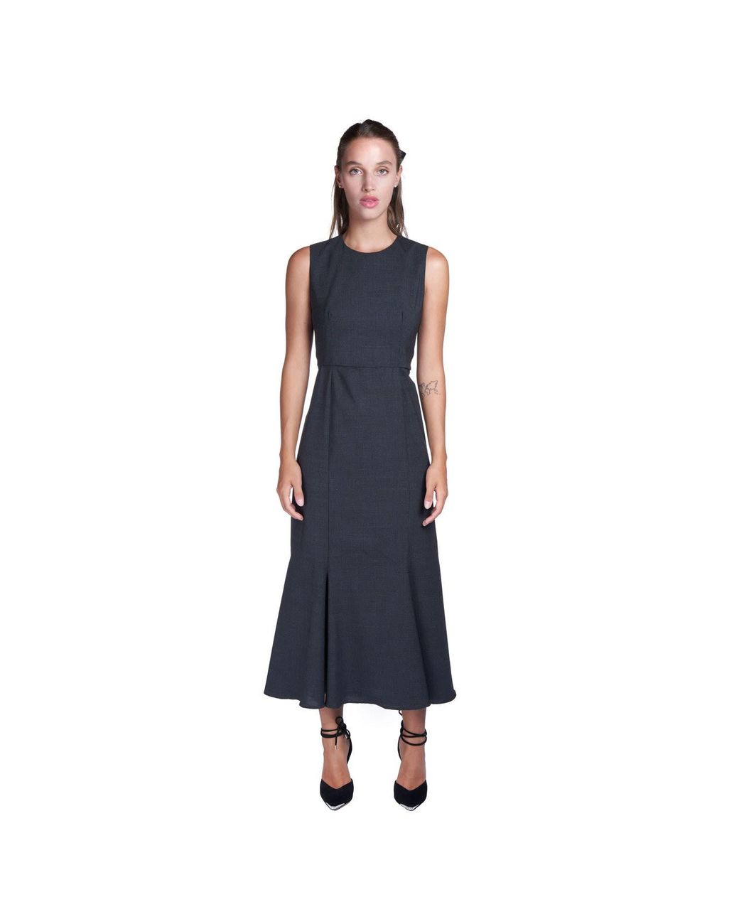 Sofia Tsereteli Blue Virgin Wool Dress