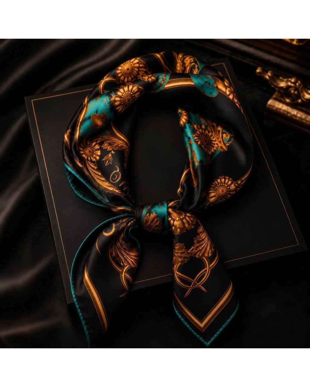 Garyjamesmcqueen Black The Midas Skull Foulard