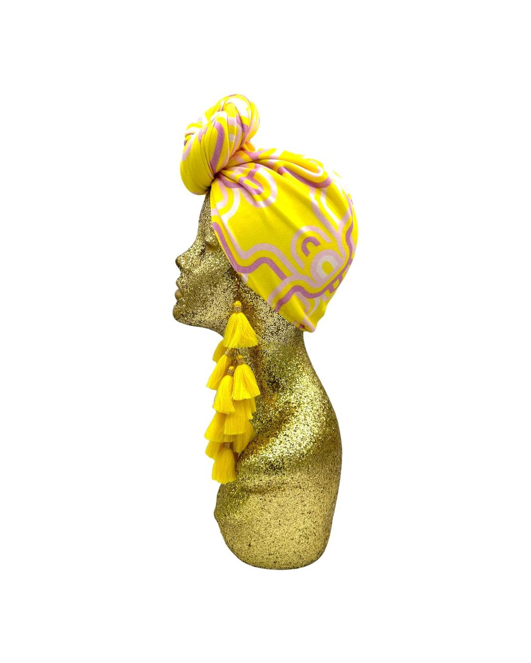 Julia Clancey Yellow Lydie Limon Sunshine Chacha Turban
