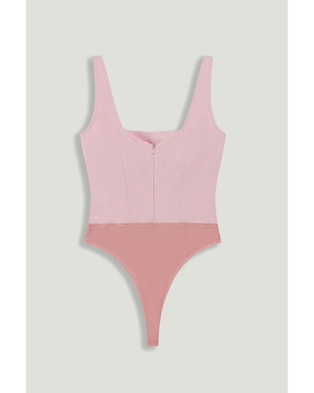 Nocturne Pink Boned Detail Bodysuit