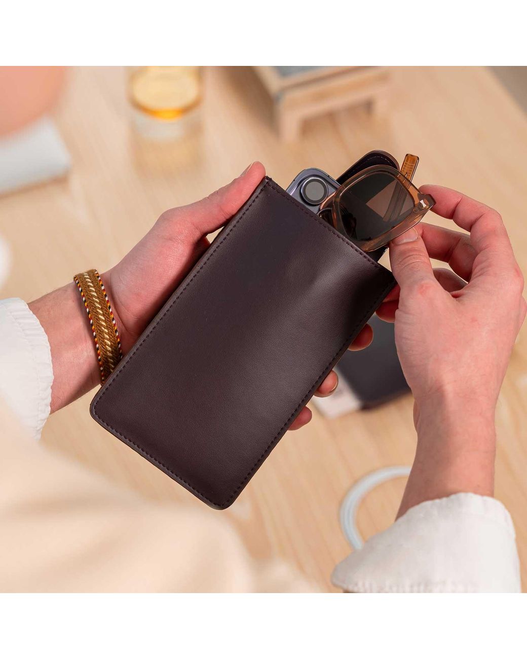 Pack'n Travel Purple Glasses Case Deep Plum