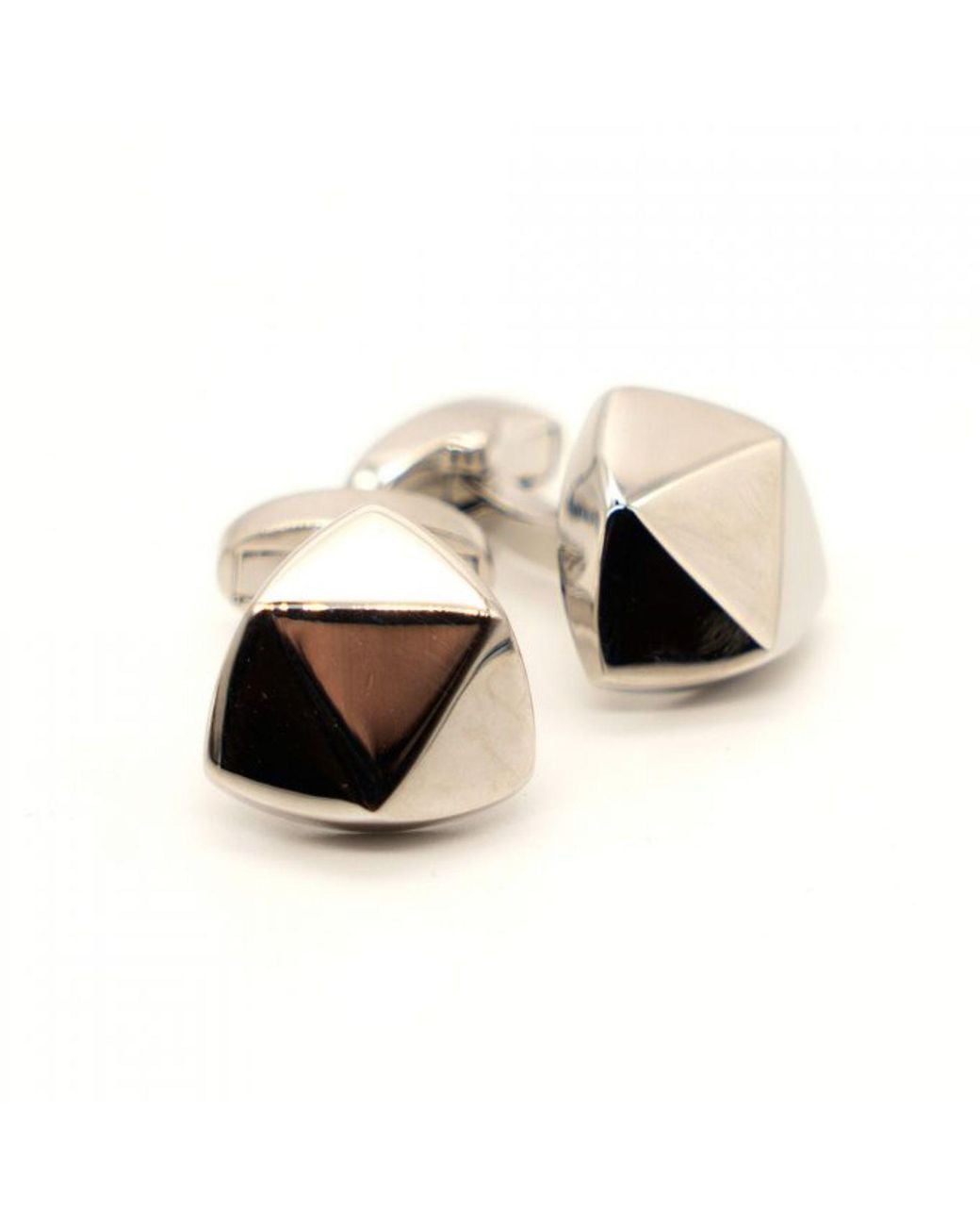 DAVID WEJ Black Triangle Cufflink – for men