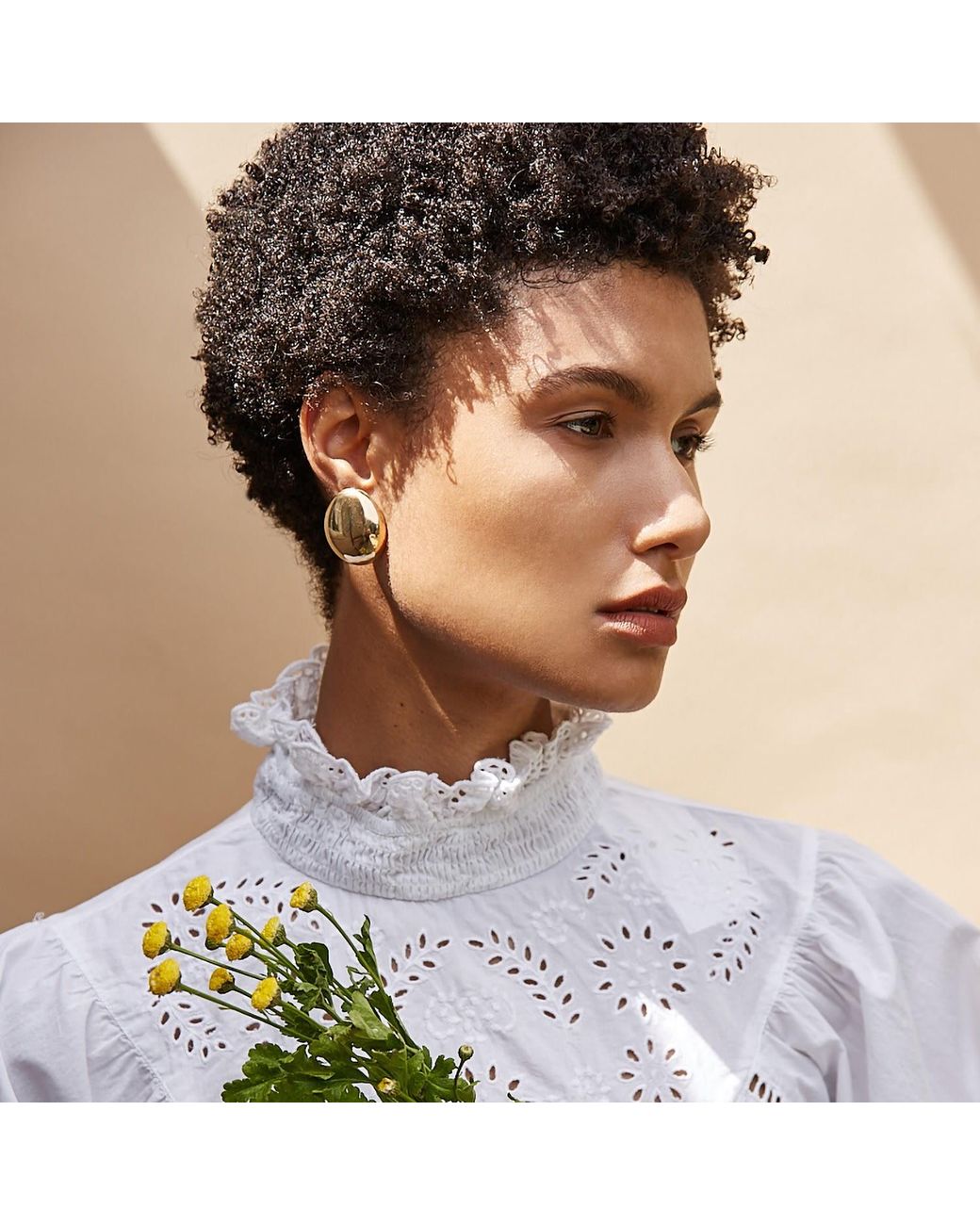Biko Jewellery Metallic Galina Studs Large