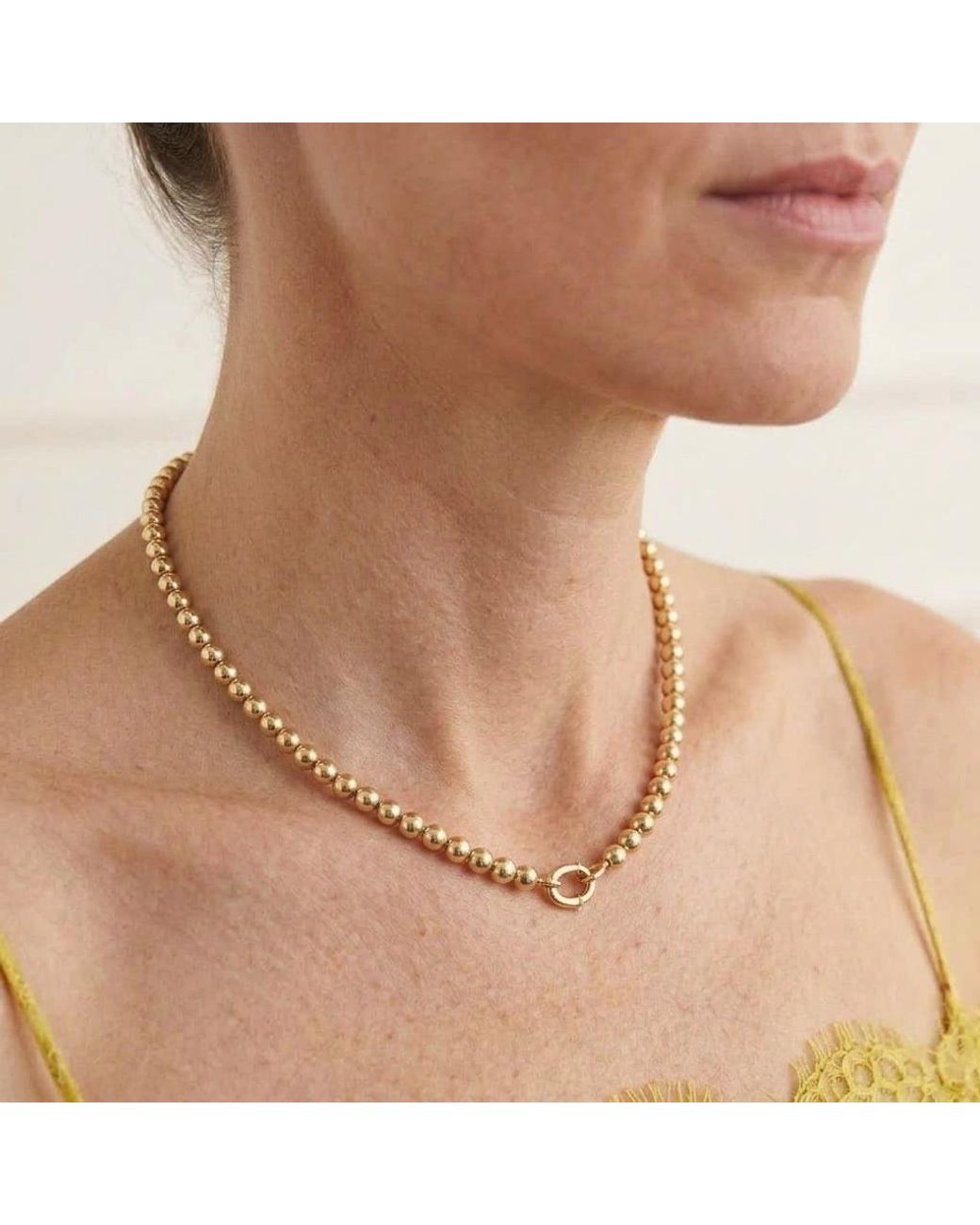 Martina Rozenberg Smira Jewelry Metallic Mesa Necklace