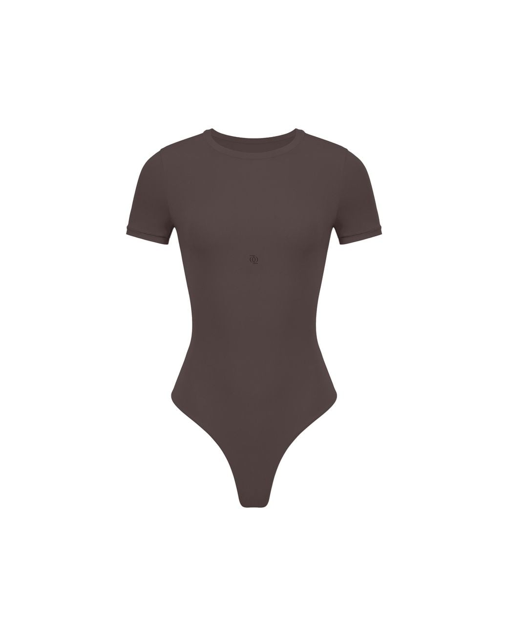 GOD SAVES QUEENS Brown Second Skin T-Shirt Bodysuit Doppio