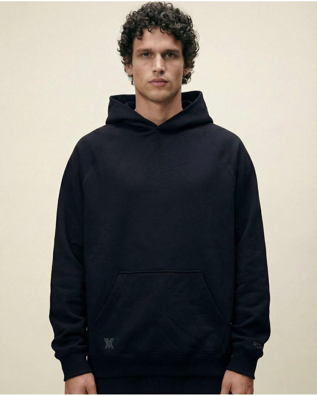 ROAV Black The Park Oversized Hoodie for men