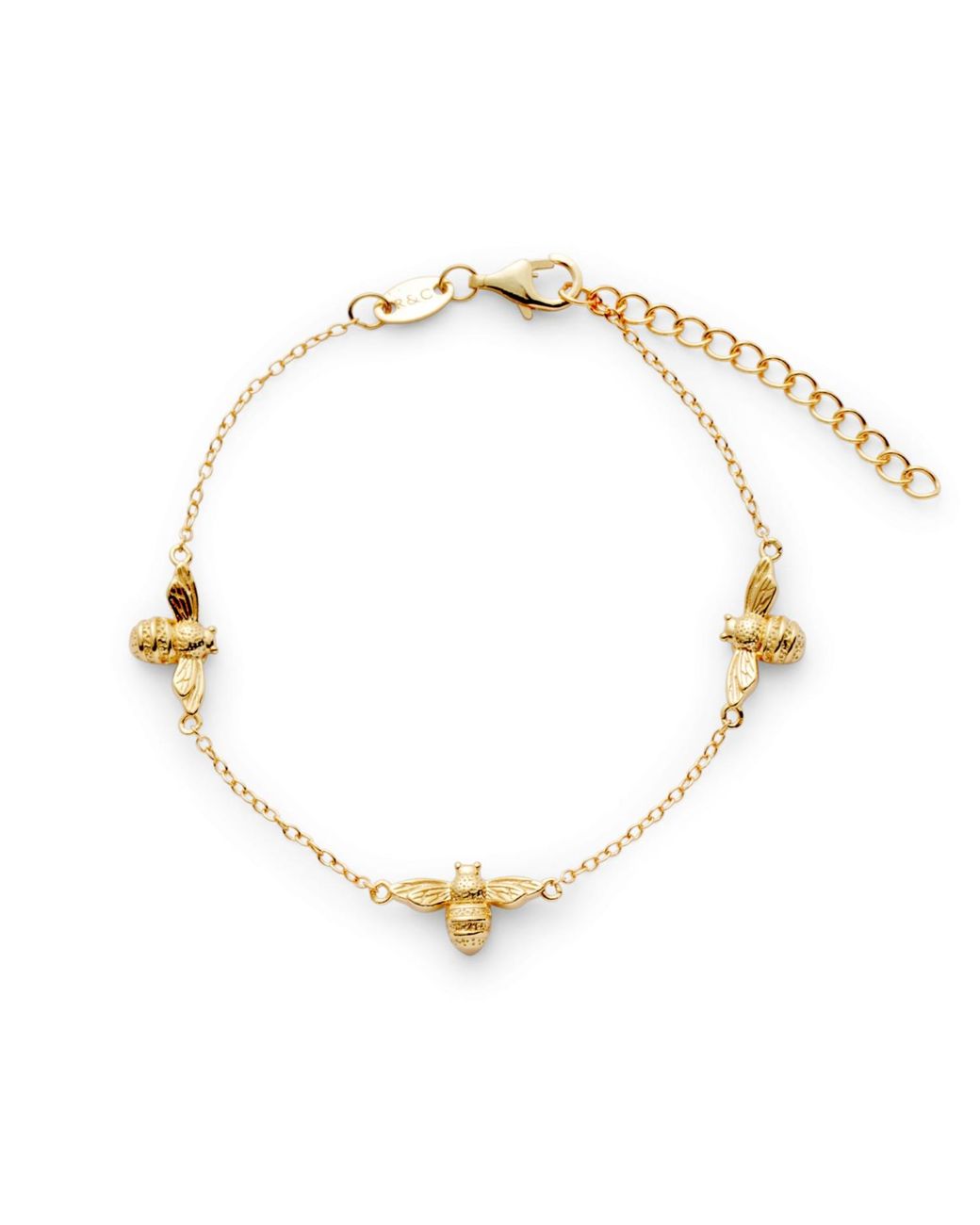 Gold Bumble Bee Bangle  Rosie Brown
