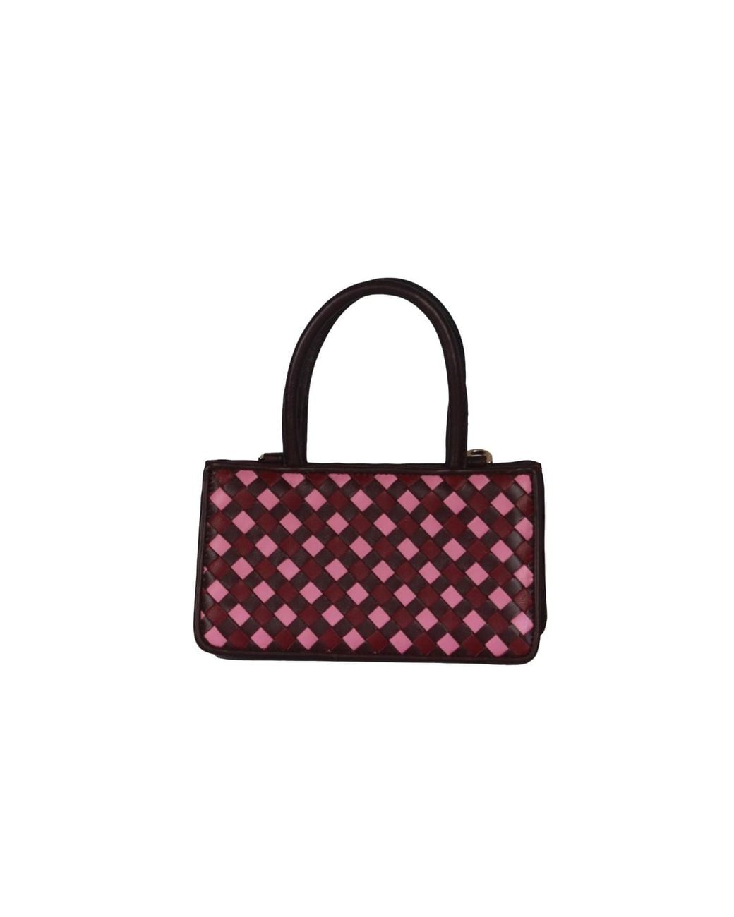 F3Rog by Rana Purple Rose Woven Leather Crossbody Piraye Bag