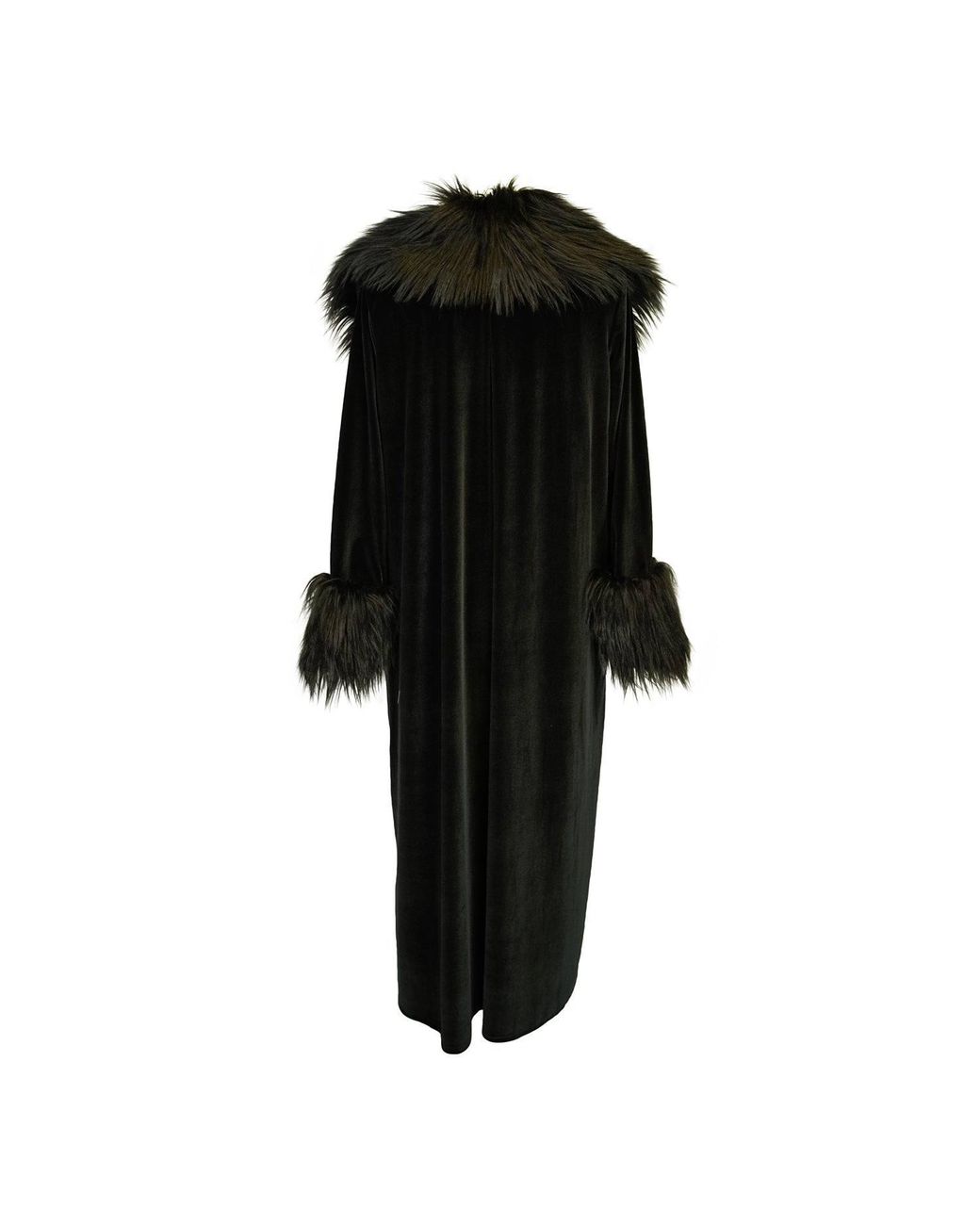 Jennafer Grace Black Penny Vixen Faux Fur Jacket