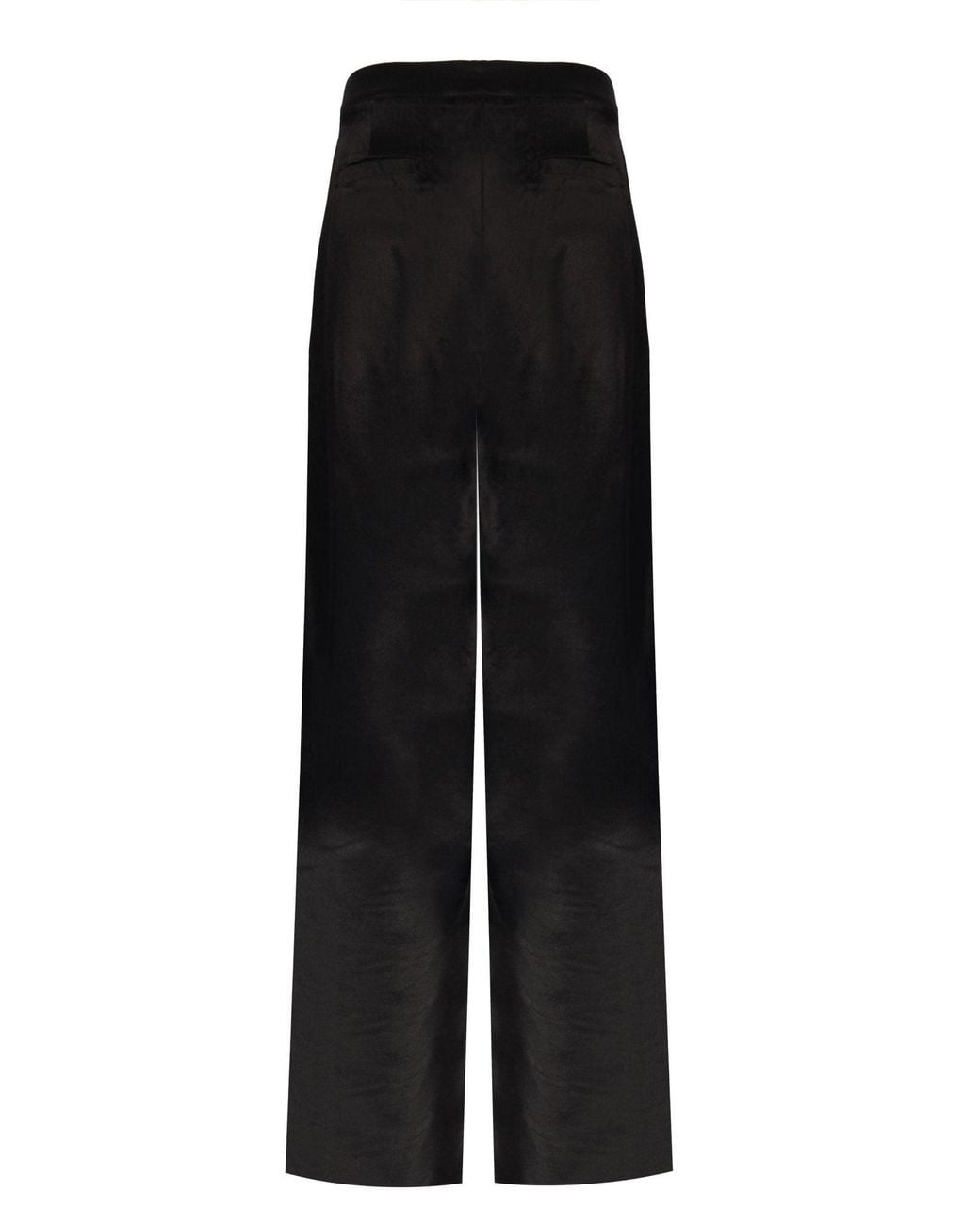 No'design Black Satin Palazzo Pants