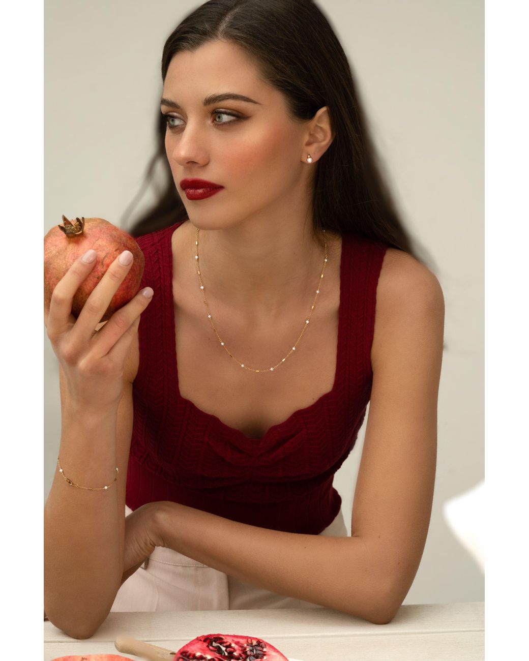 Katy Faye Metallic Amélie Necklace