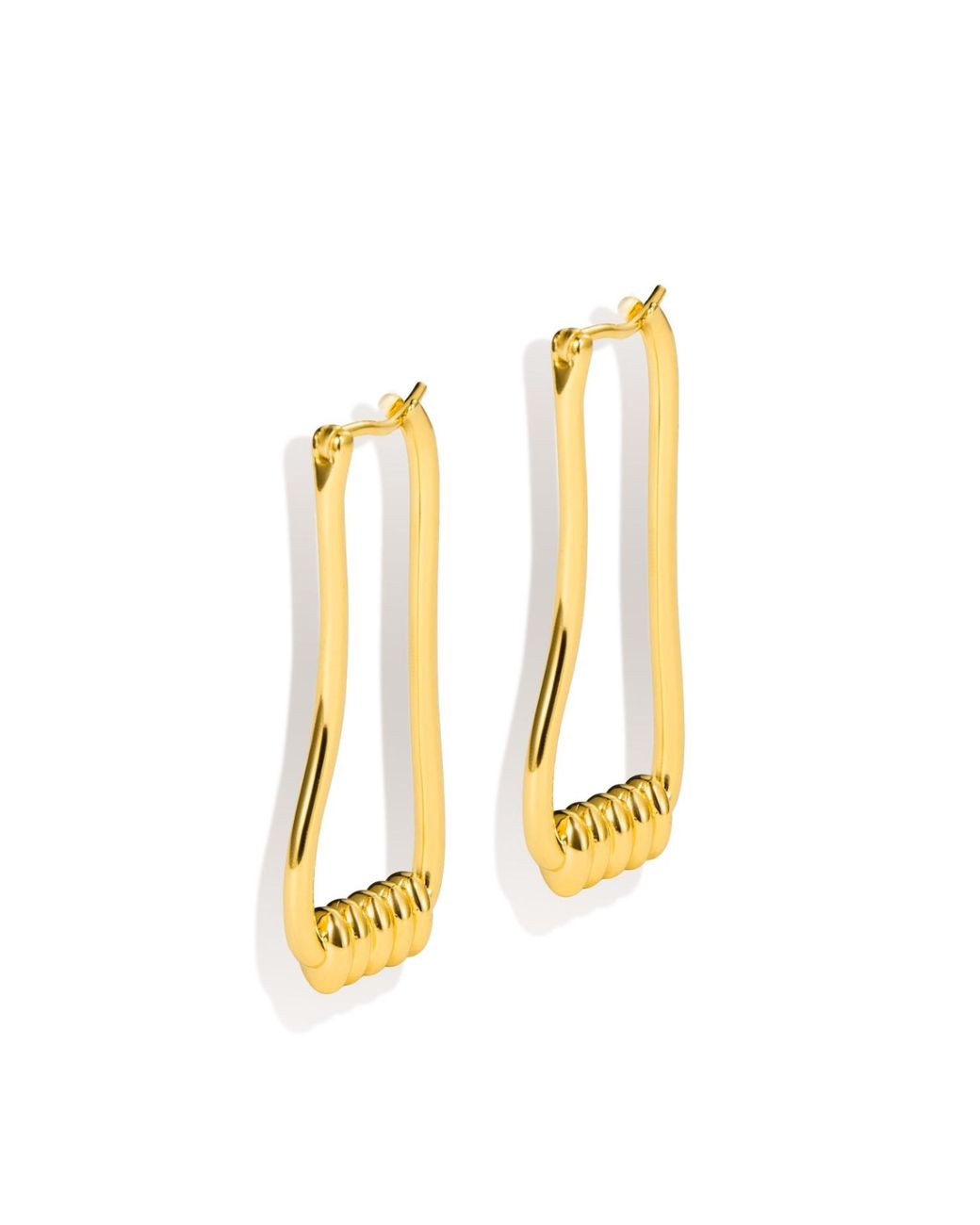 Lait & Lune Metallic Metope Earrings