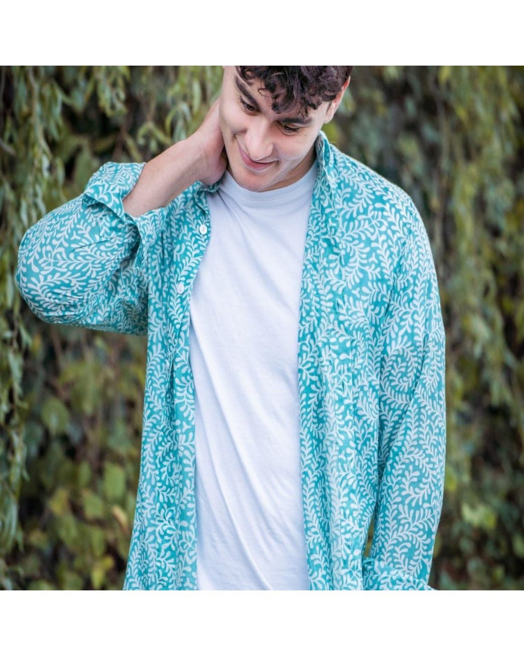 Jago's Tribe Blue Ocean Drift Shirt for men