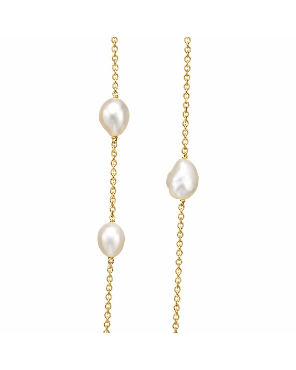 Unaloe Metallic Plated Layered Pearl Necklace For – Natural Freshwater Pearl Bridal Statement Jewelry