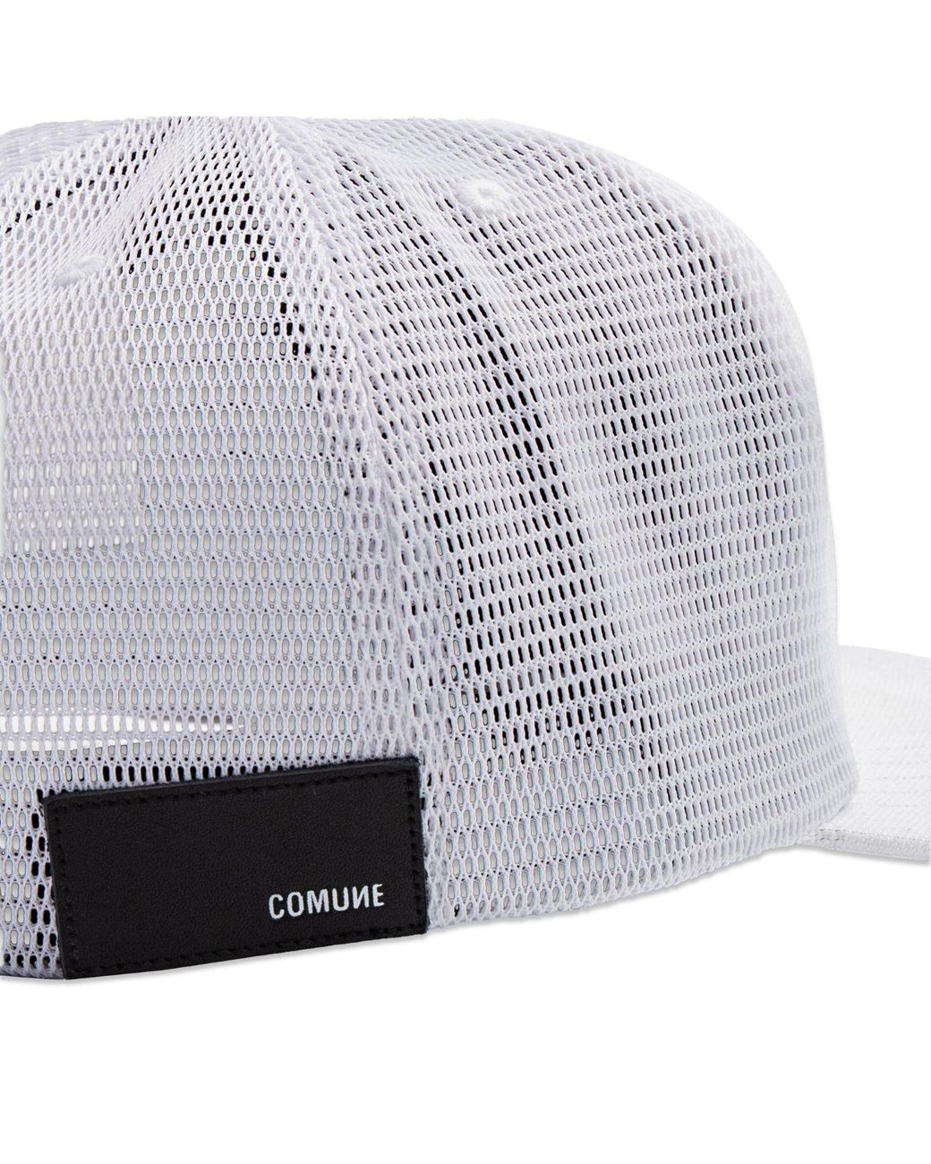 Comune White Stack Trucker Hat for men