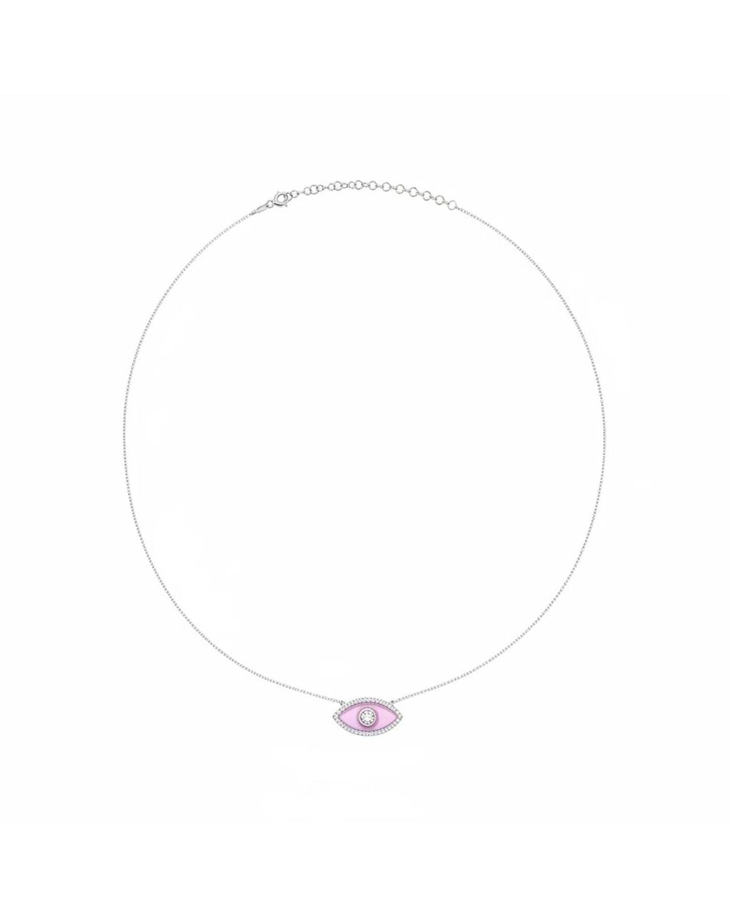 By Virgo White Evora Necklace