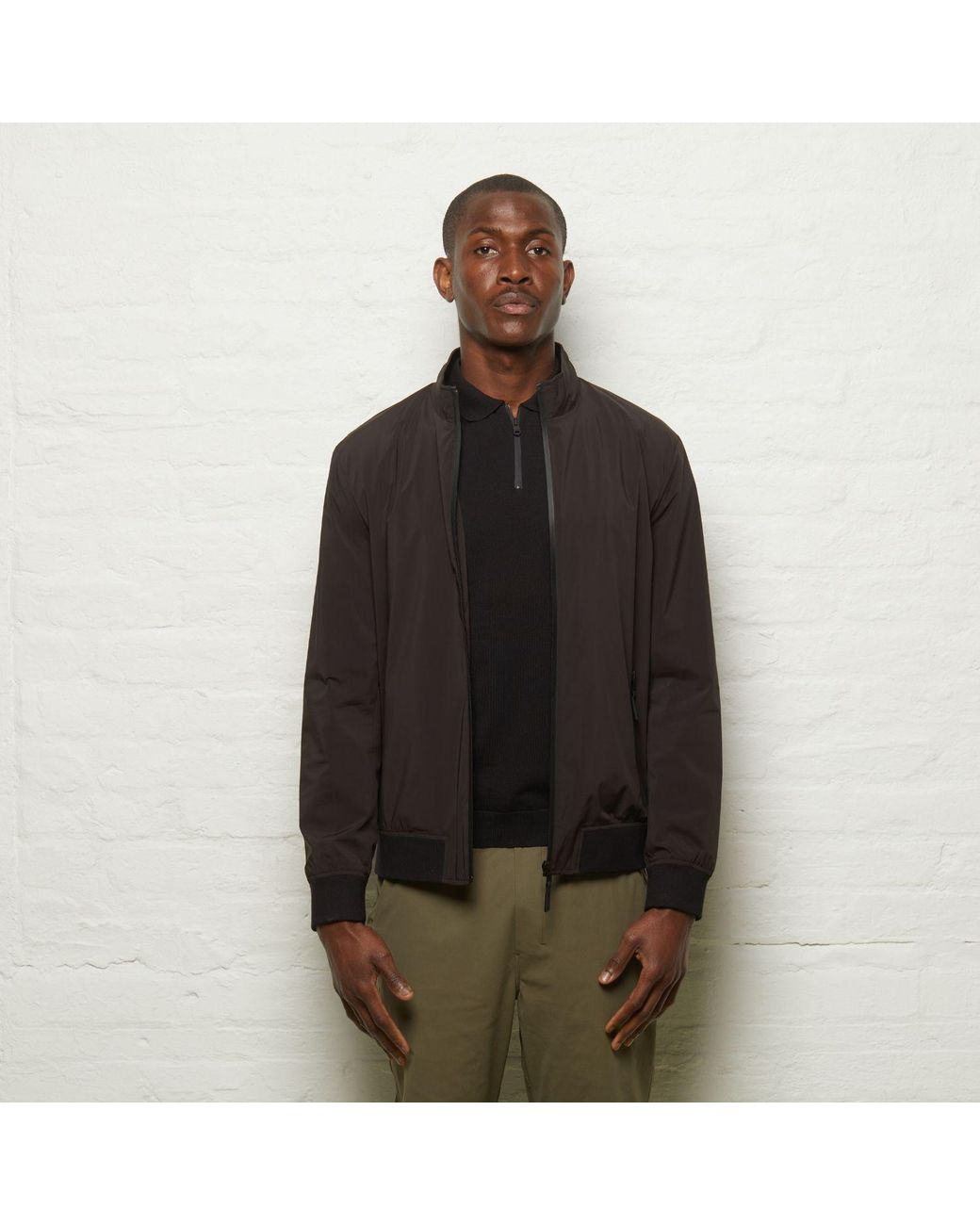 Guards London Black Hanson2 Bomber Jacket for men