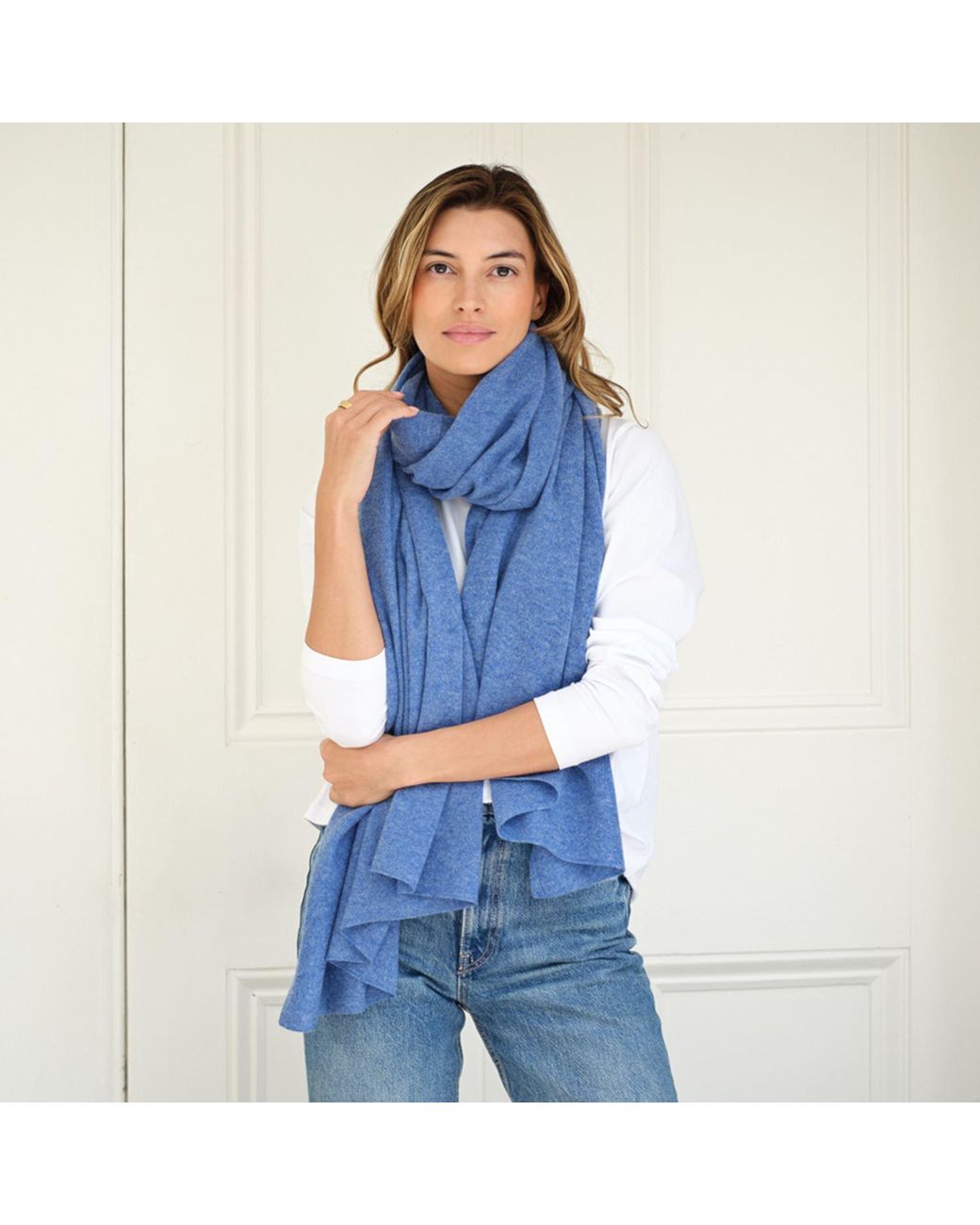 Cove Blue Lola Jean Cashmere Travel Wrap