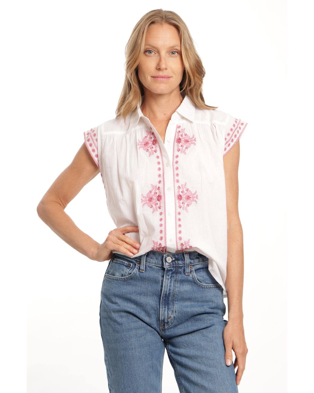 Bindu Pink Esmeralda Blouse