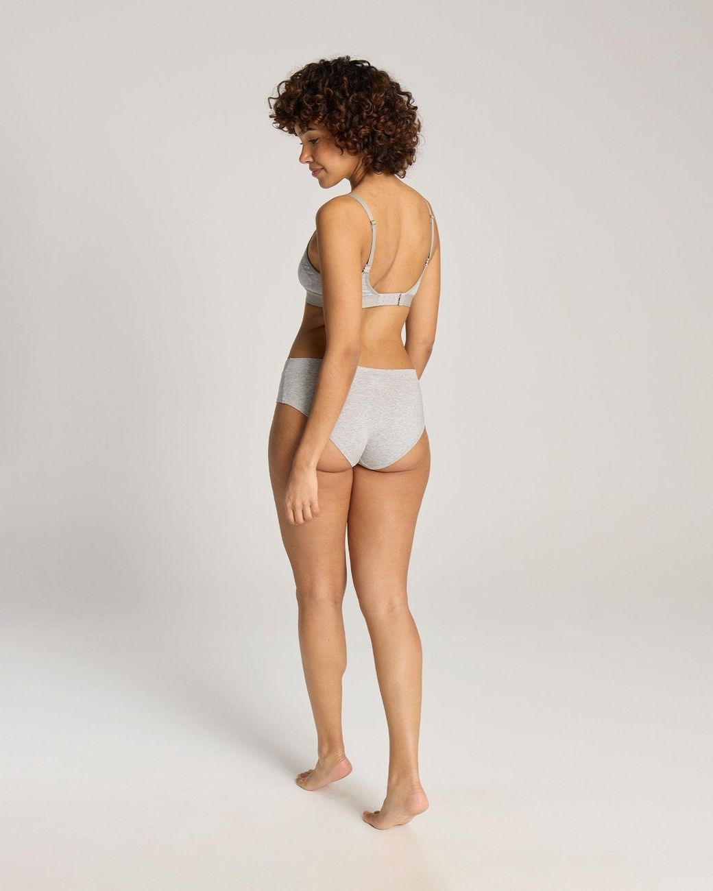 Nudea White Neutrals Cotton Modal Hipster 3 Pack
