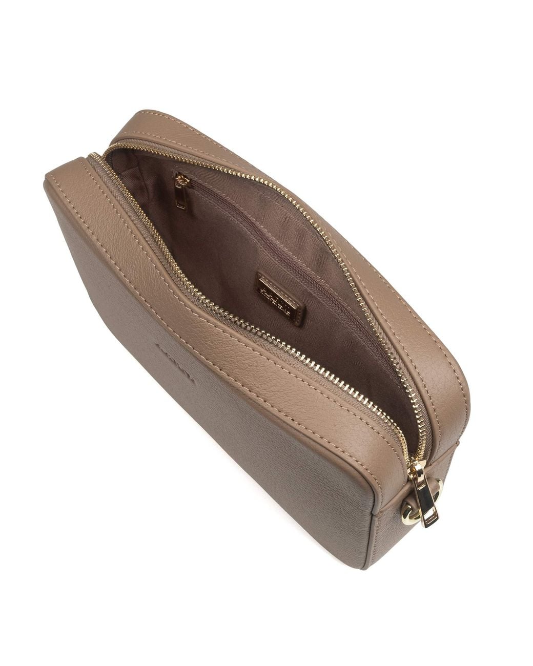 Aarni Brown Large Crossbody Bag, Sand