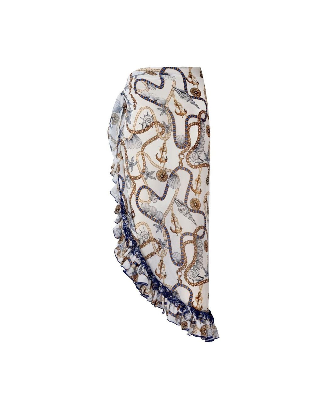 Nur Karaata White Lily Tropezienne Long Pareo