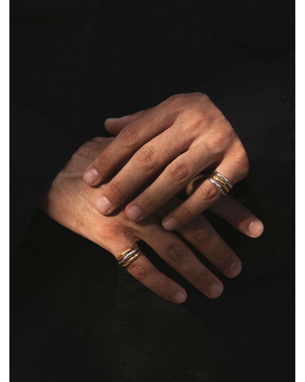 EVA REMENYI Metallic Talisman Ring