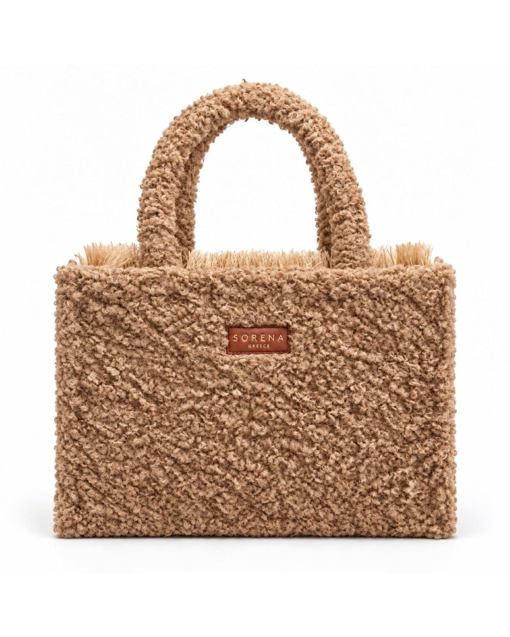 Sorena Brown Neutrals Biscotti Medium Tote Bag