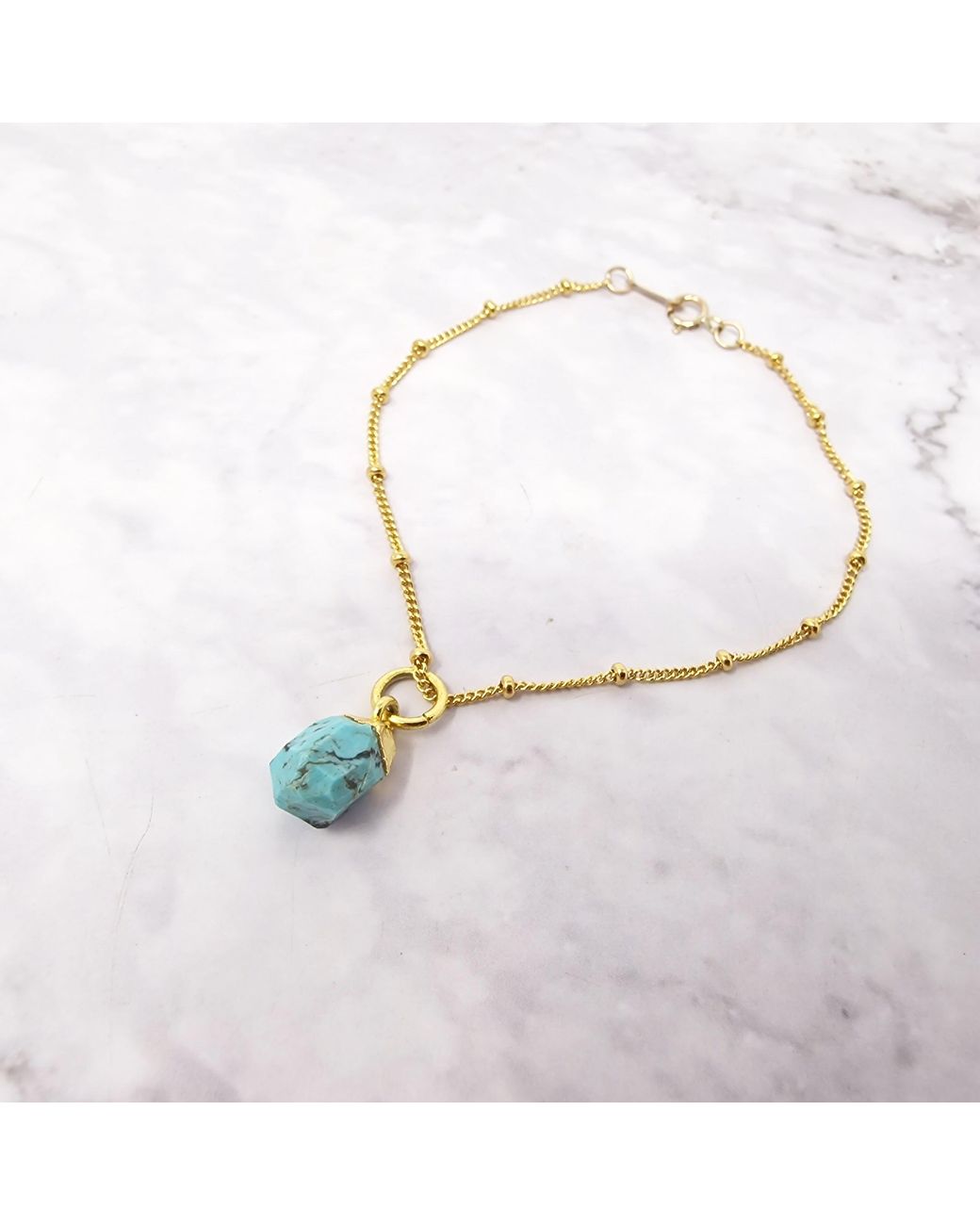 Sophelia Metallic Raw December Birthstone Satellite Bracelet