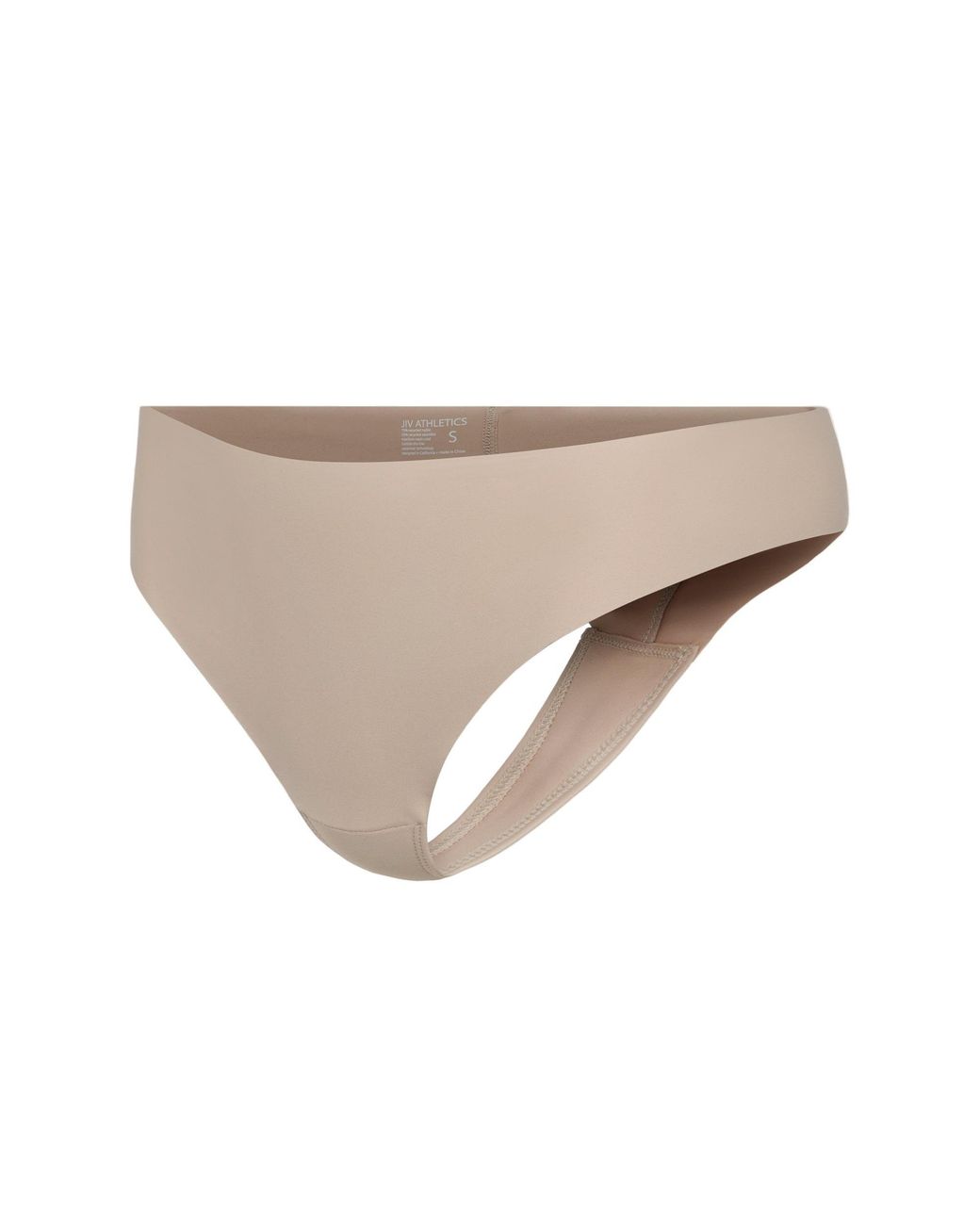 JIV ATHLETICS Natural Neutrals High Rise Thong