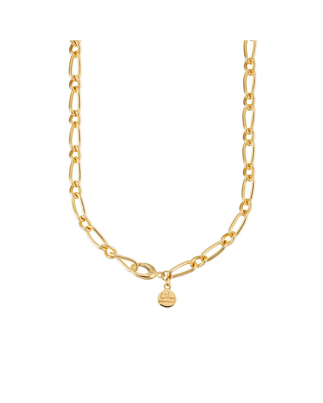 Lily Charmed Metallic Plated My Story Charm Collector Necklace