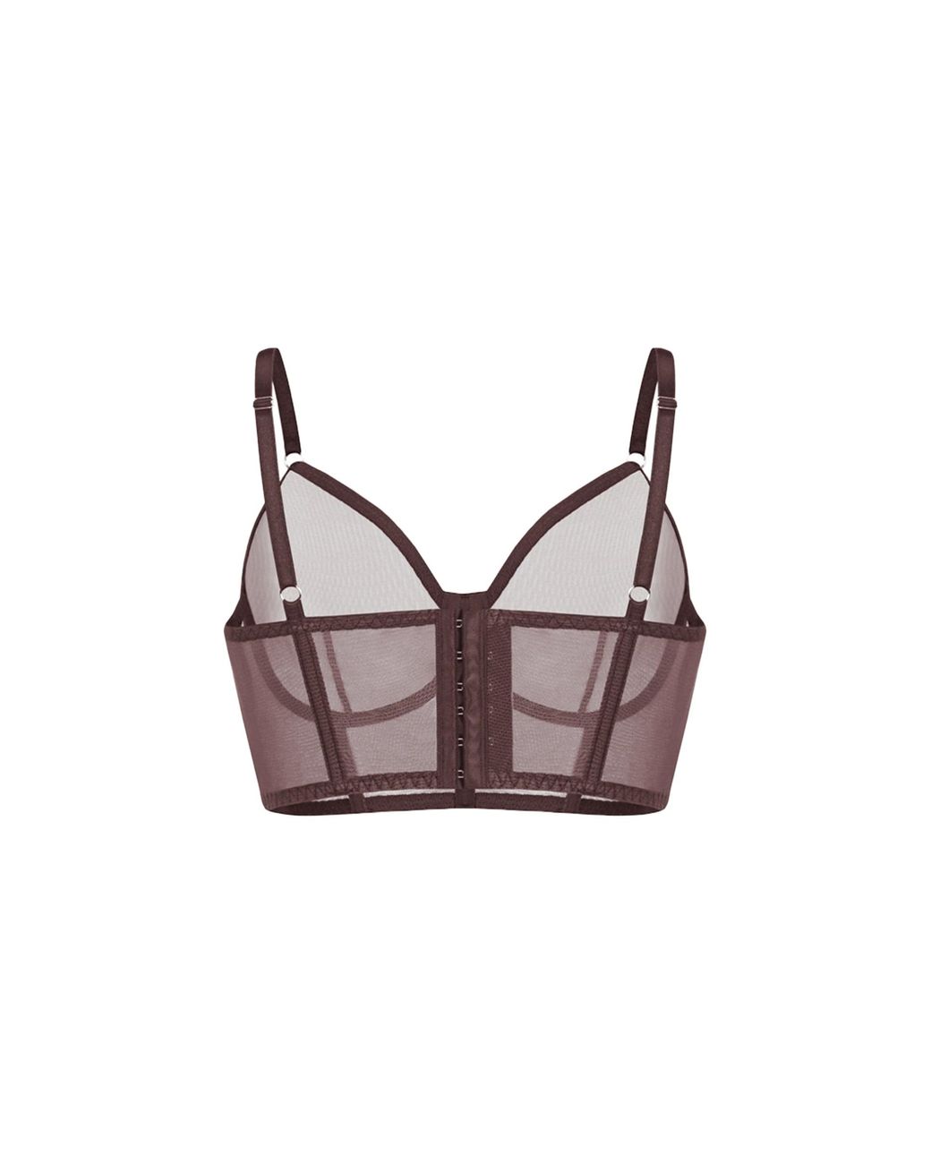 Zhilyova Brown Unnamed Gravity Corset Bra