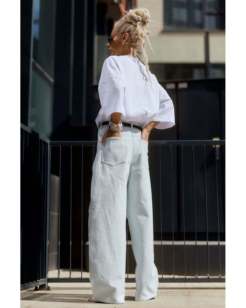 Clothes by Locker Room Gray Wide-Leg Denim Pants