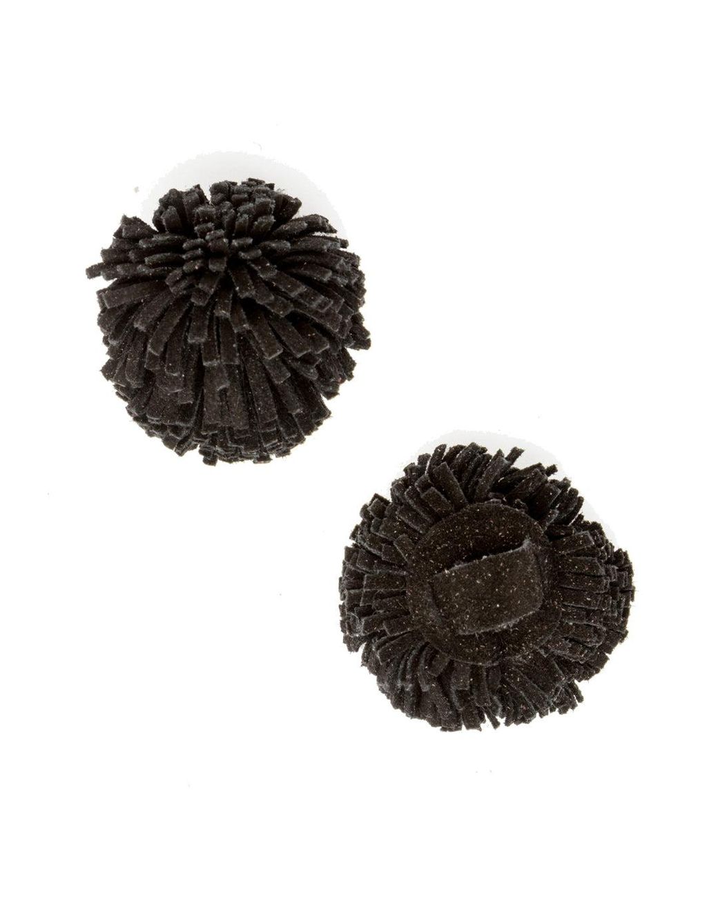 Alterre Black Suede Pom Pom