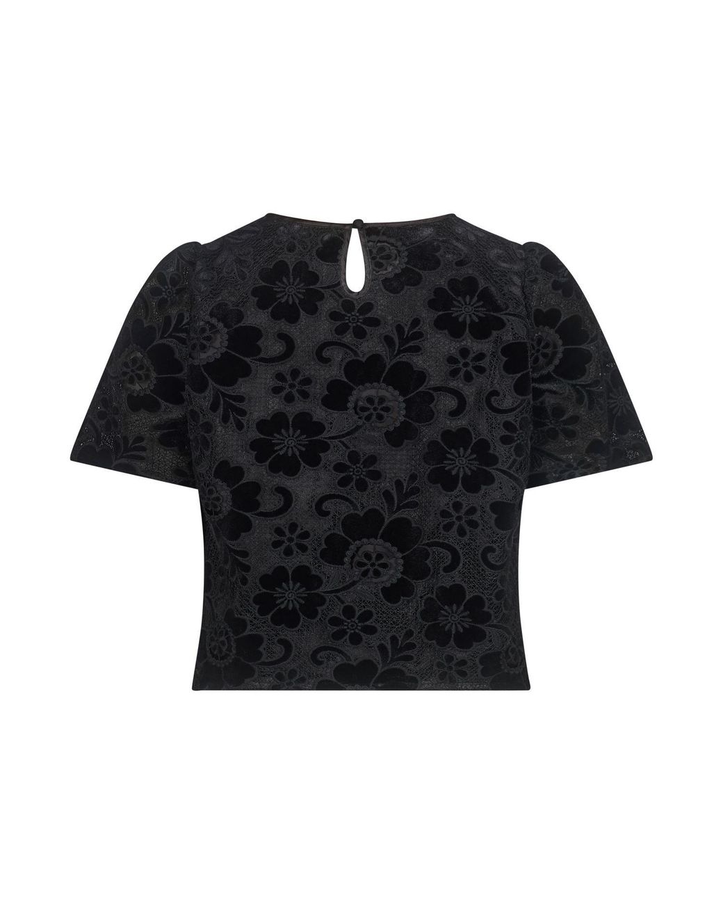 Nooki Design Black Corinne Lace Top