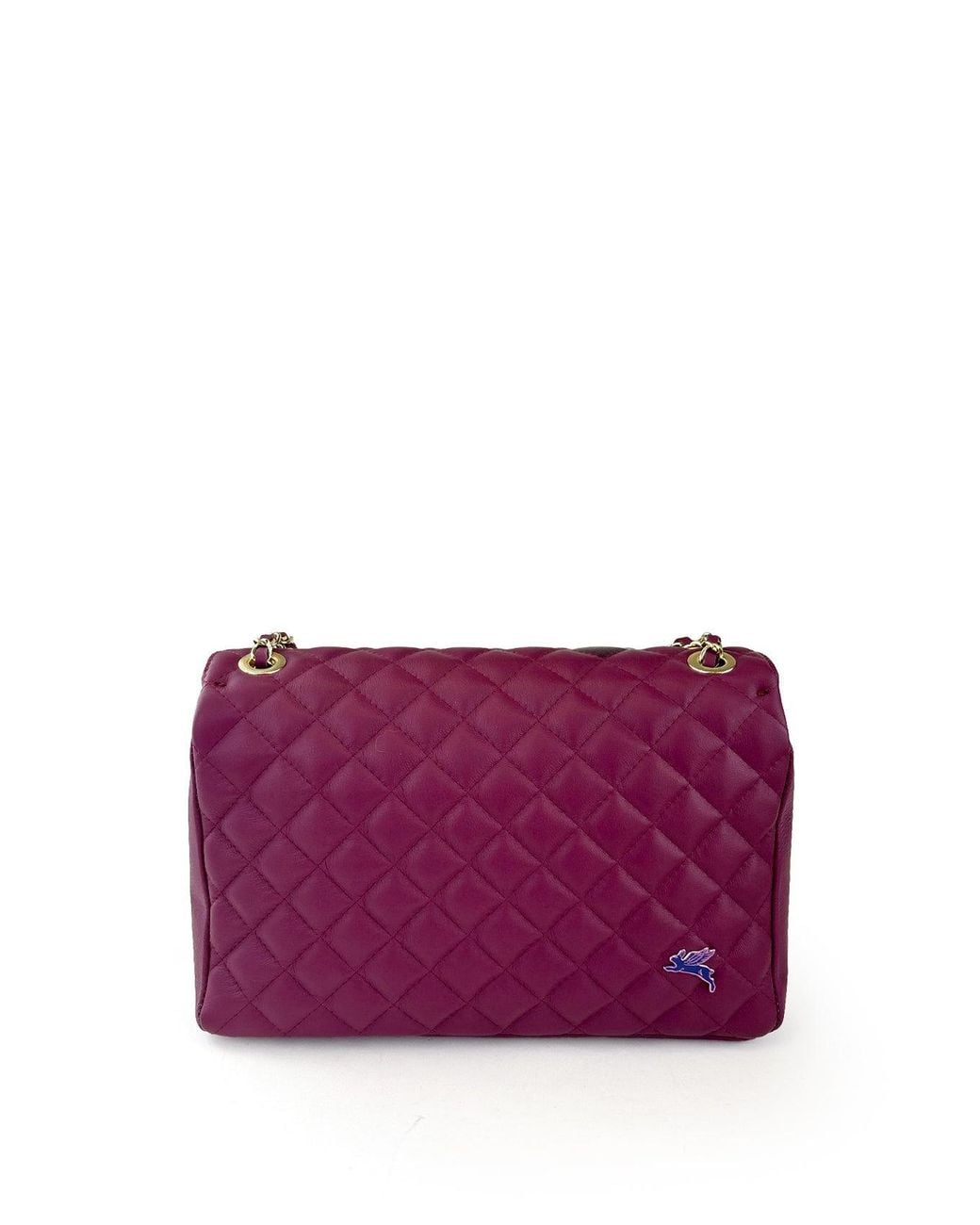 Maison Rubaiyat Purple Kiki Hand-Painted Leather Flap Shoulder Bag – Mrs. Bear