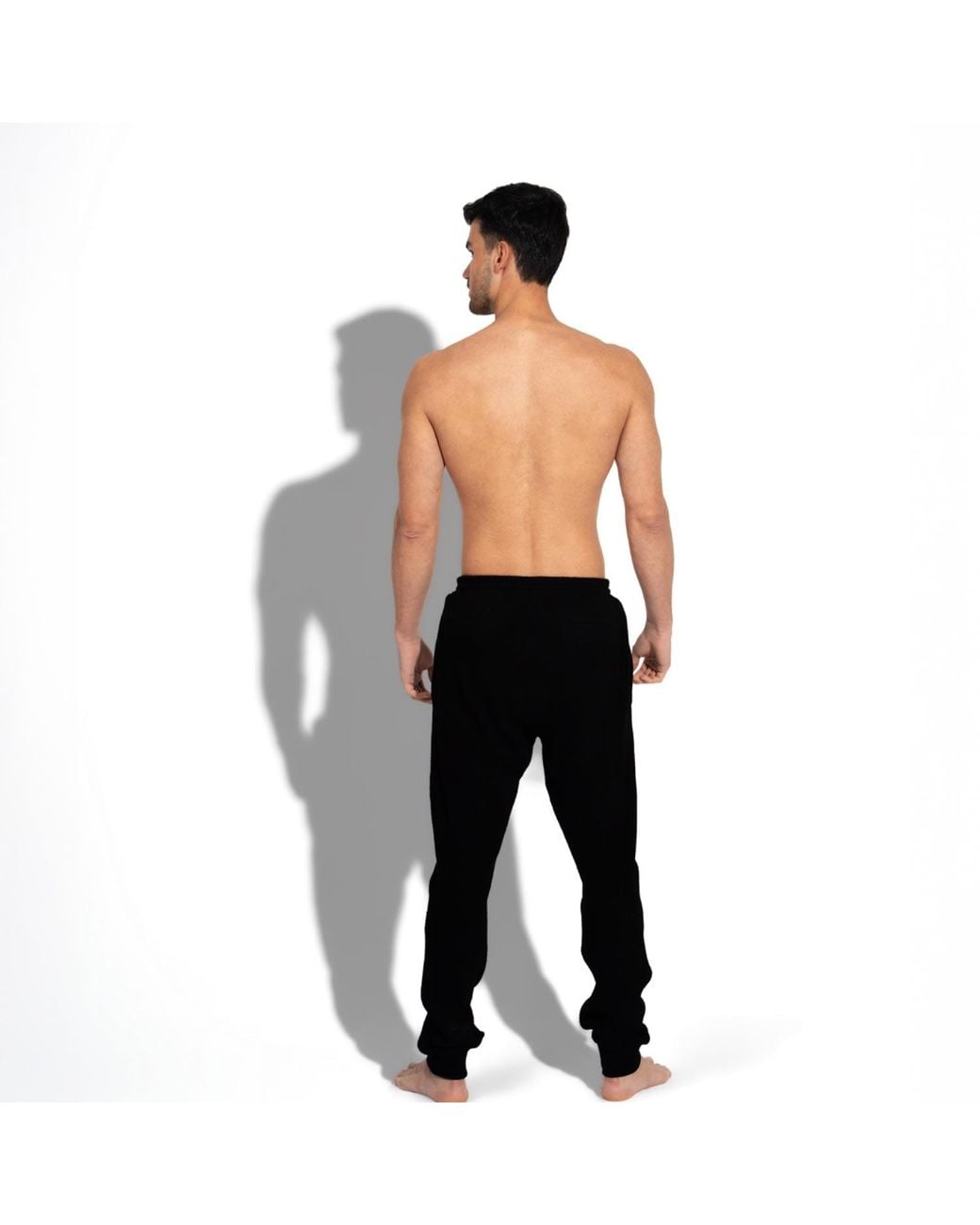 Maison Tangerine Black Cotton Zip-Up Hoodie & Joggers Tracksuit Set For