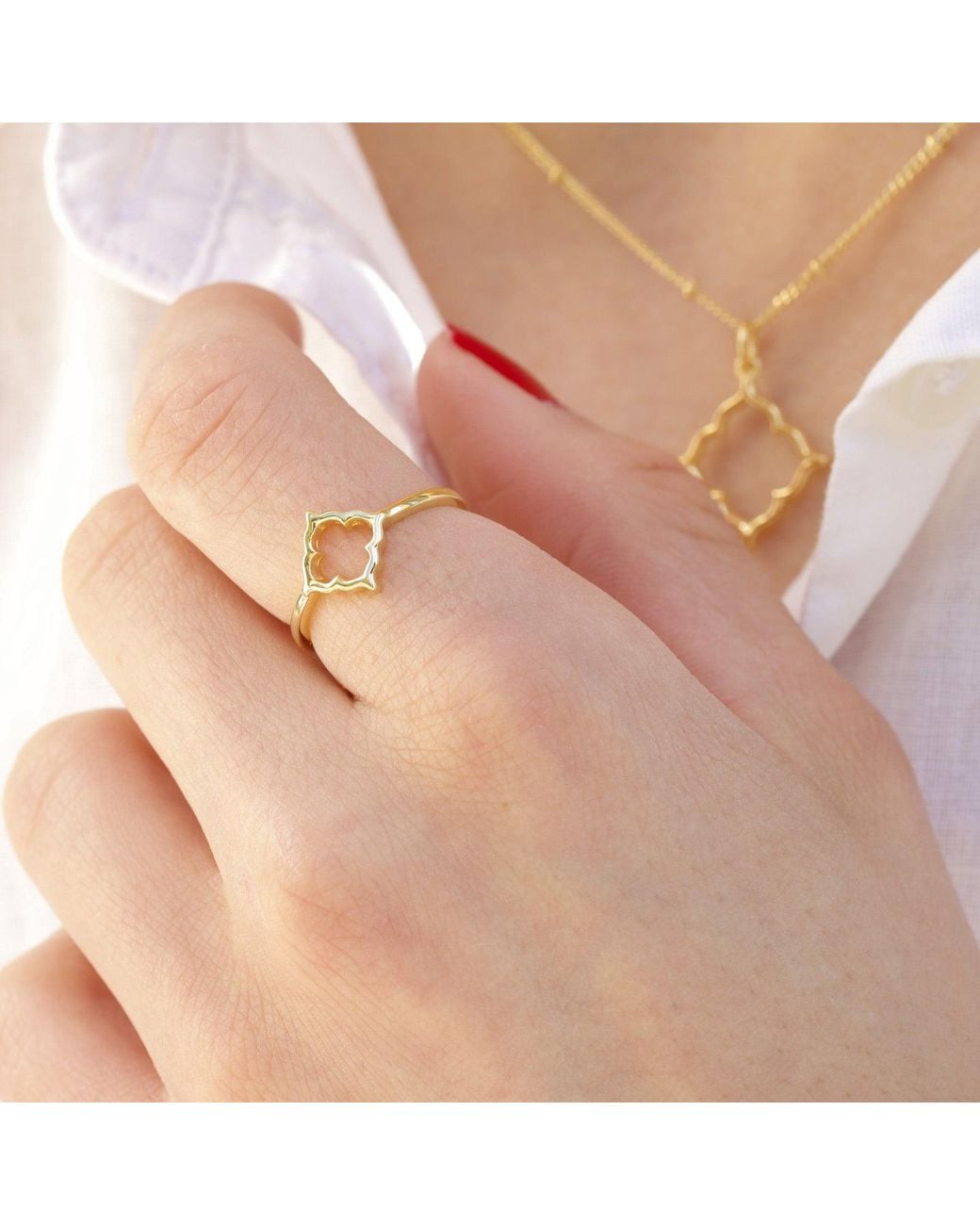 With Love Darling Metallic Community Ring