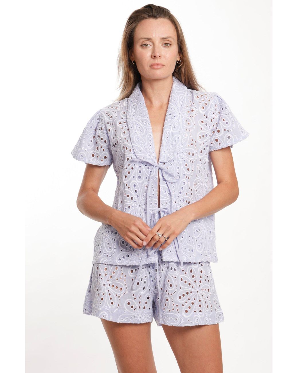 Bindu Blue Gala Shorts