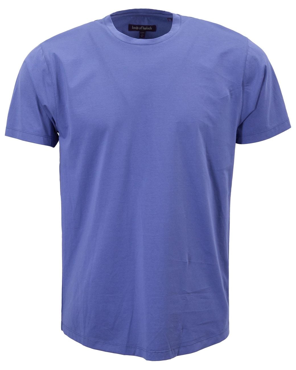 Lords of Harlech Blue Timothy Dawn Stretch Cotton Crew-Neck Tee for men