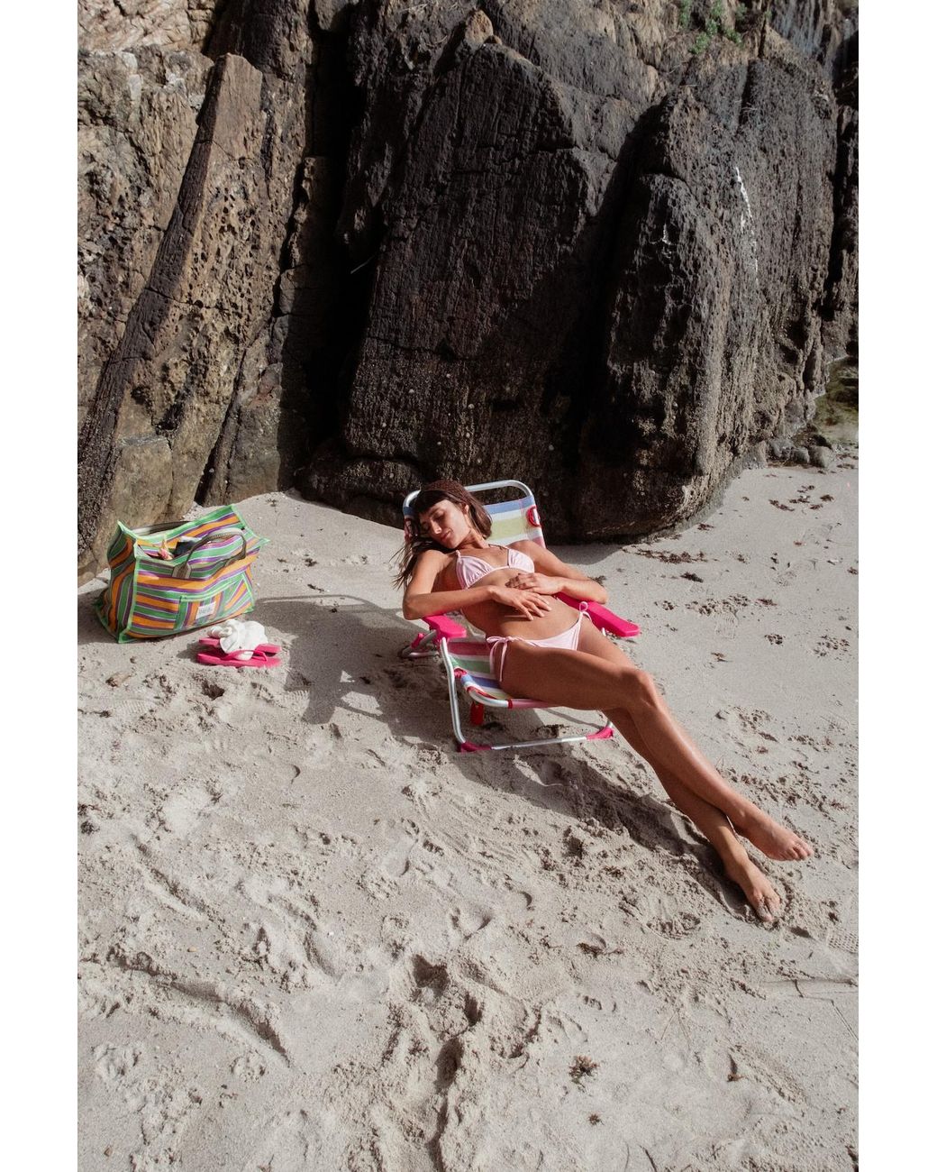 Par & Escala Pink Iso Bikini Bottom