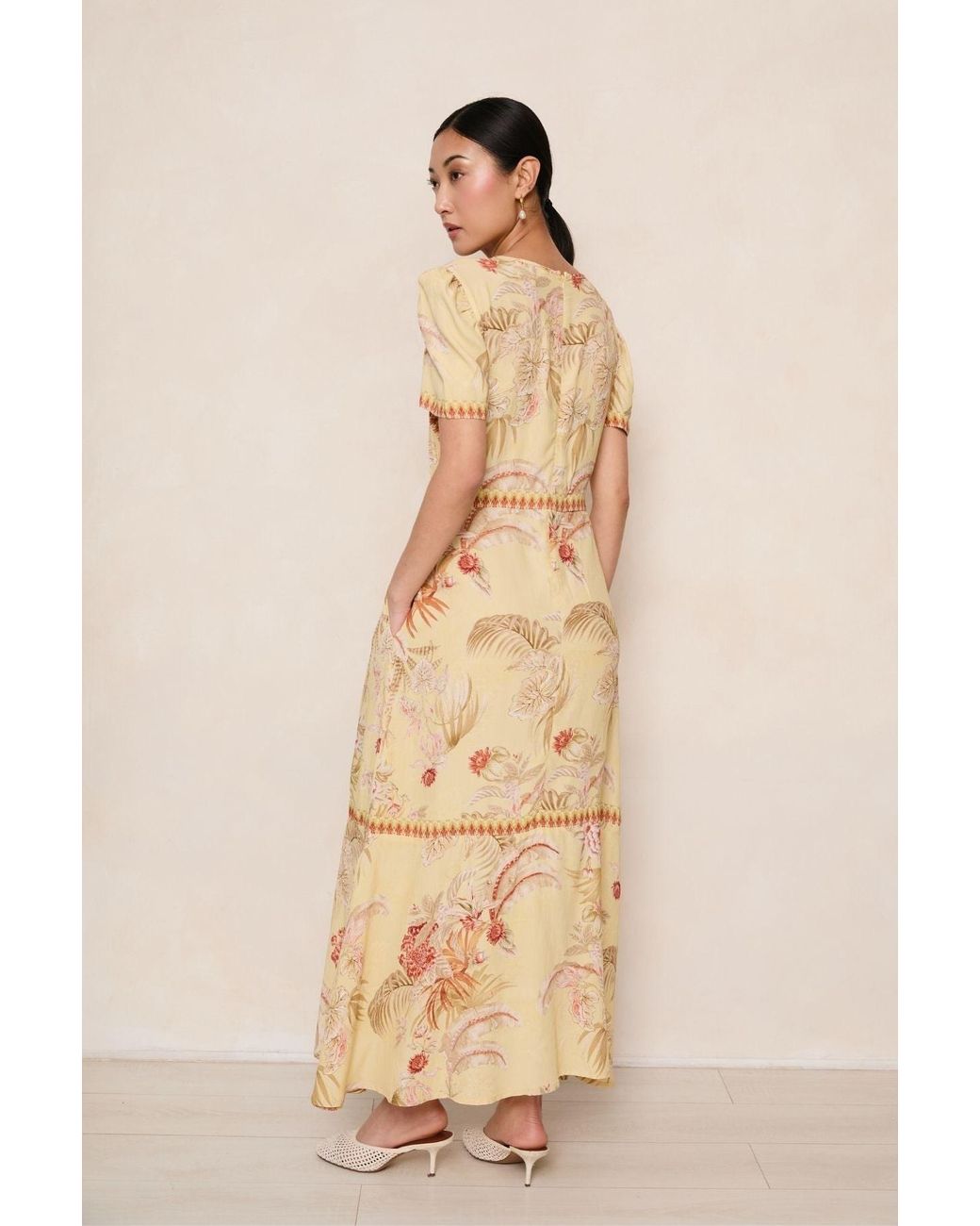Raishma Metallic Mavis Floral Dress