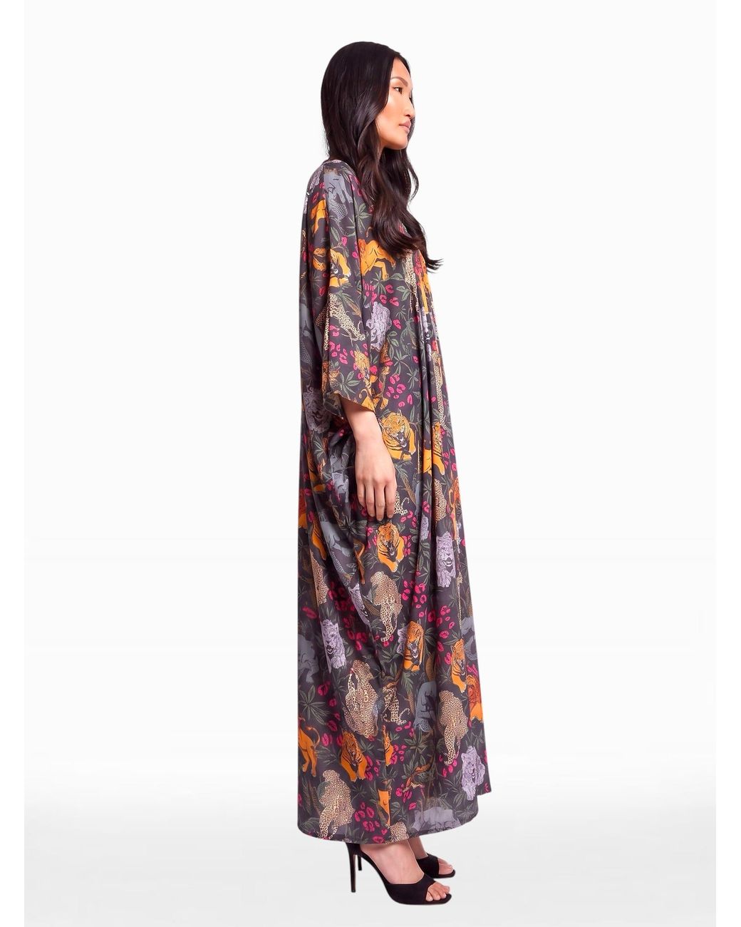 Any Old Iron Blue Big Cats Kaftan