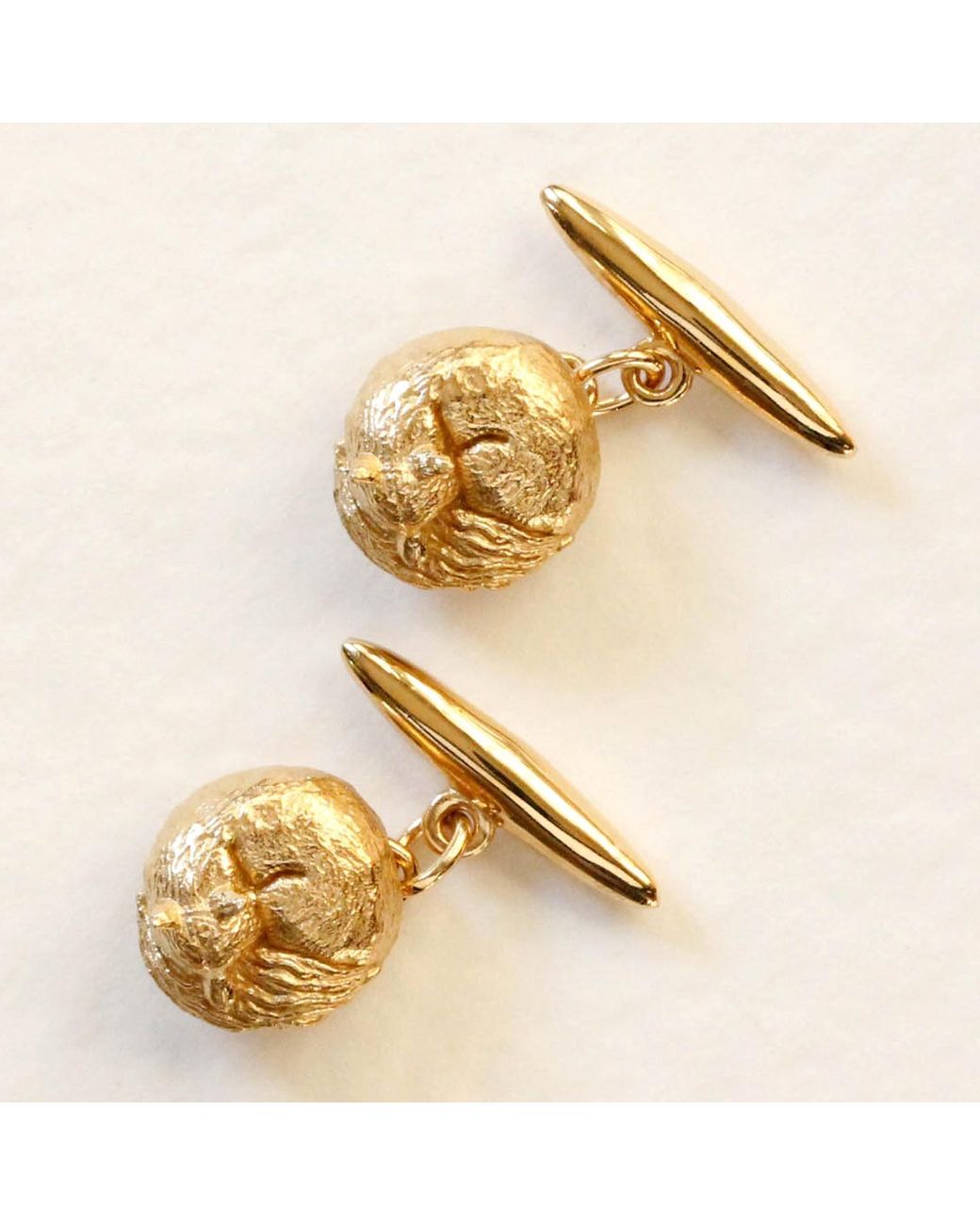 Lee Renee Brown Fox Cufflinks – Sleeping for men