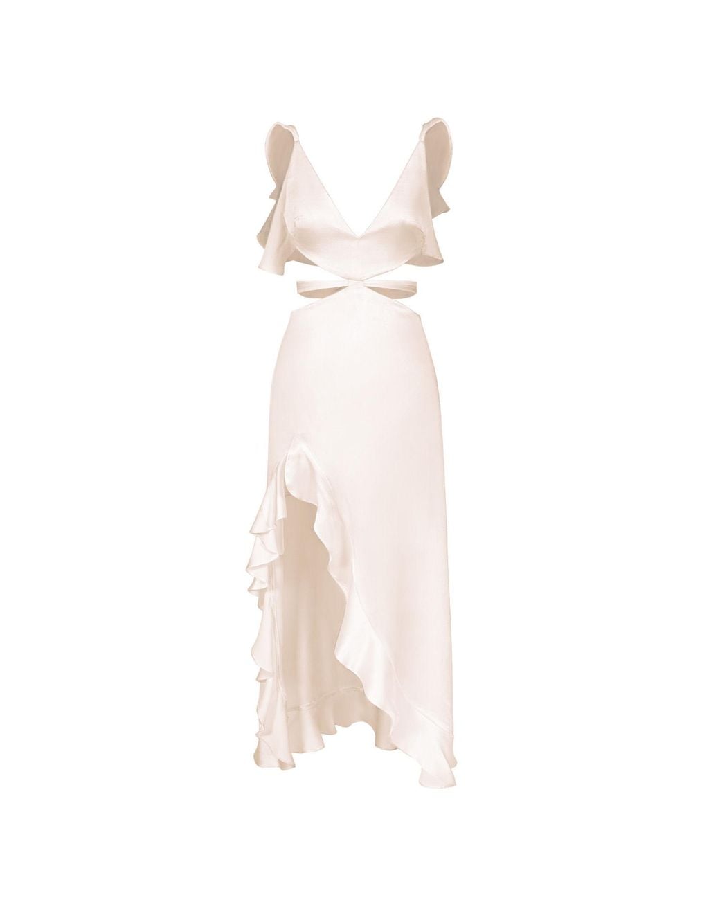 Anse Victorin Natural Angelina Silk Dress