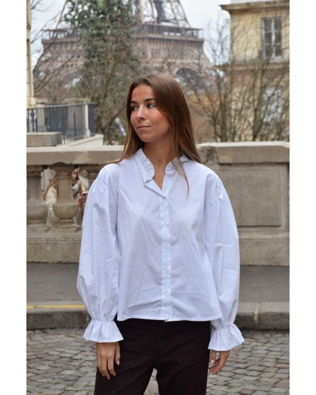 Mind Traveler White Bella Blouse